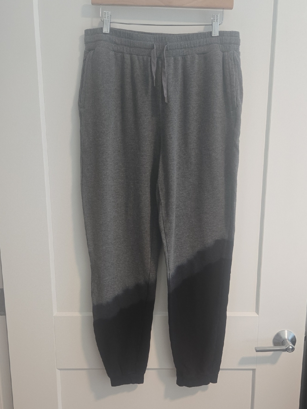 Barefoot Dreams Malibu Collection Gray & Black Luxe Lounge Shoreline Jogger Pant